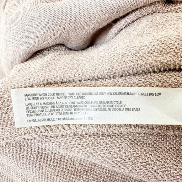 Anthropologie Saturday Sunday Sharon Hoodie Sweatshirt - Medium Tan - Picture 7 of 7